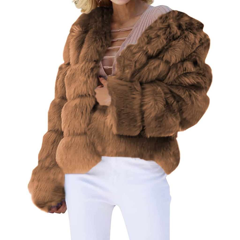 Lux Faux Fur Short Jacket