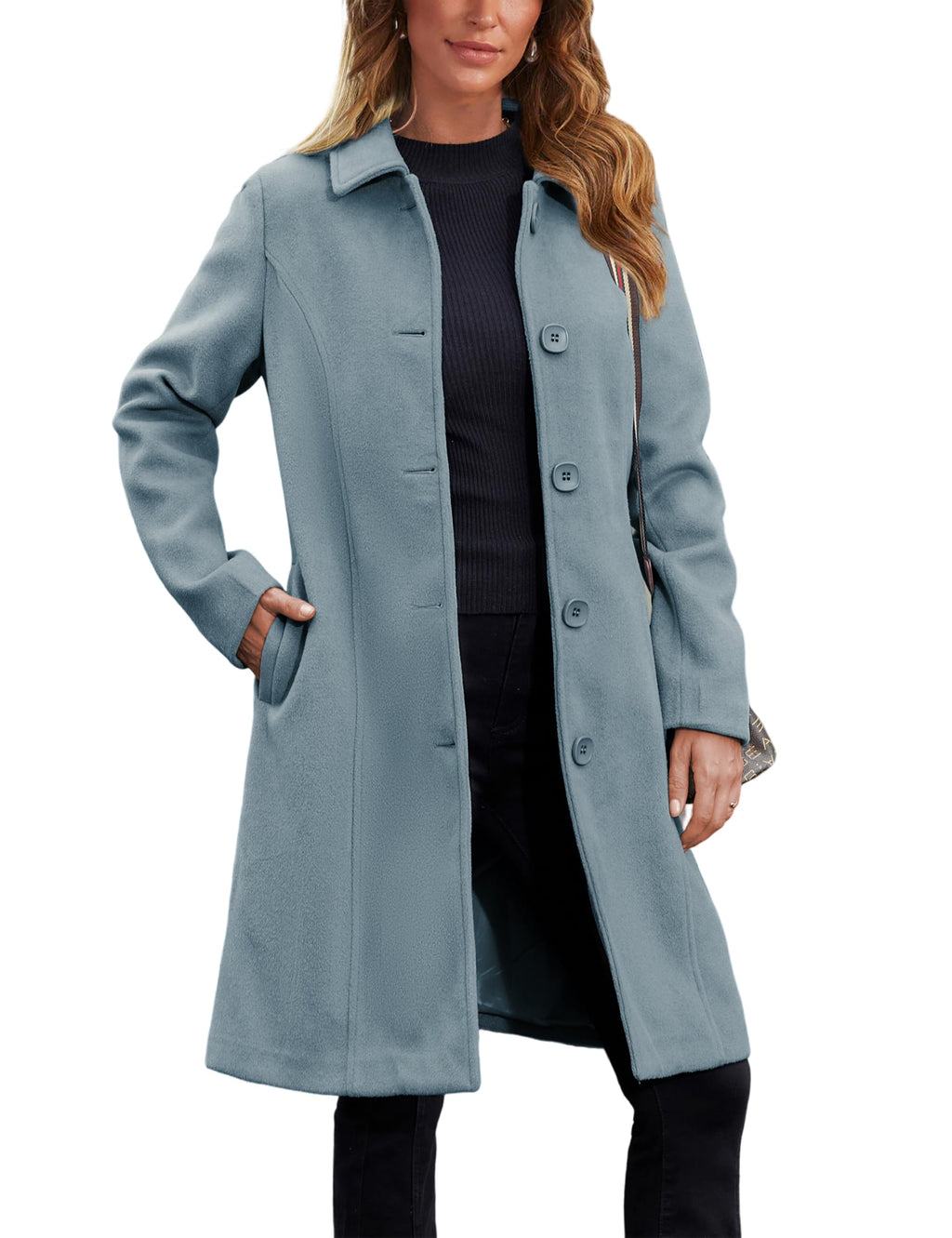 Manteau Mi-Long Élégance