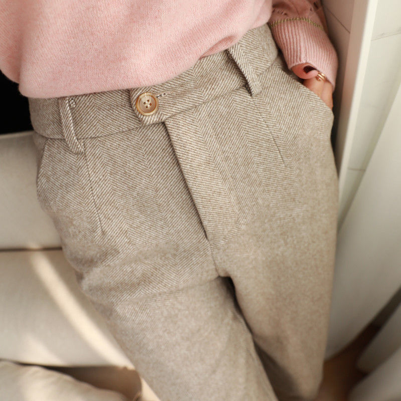 Pantalon de Tailleur Ajusté Céleste