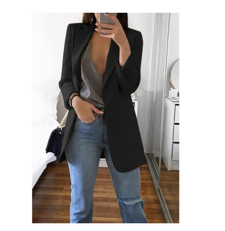 Blazer Intemporel Noir cintré