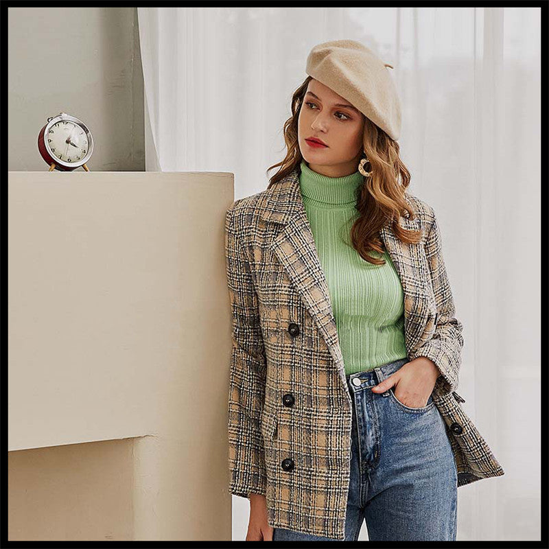 Blazer Écossaises en Tweed Amandine
