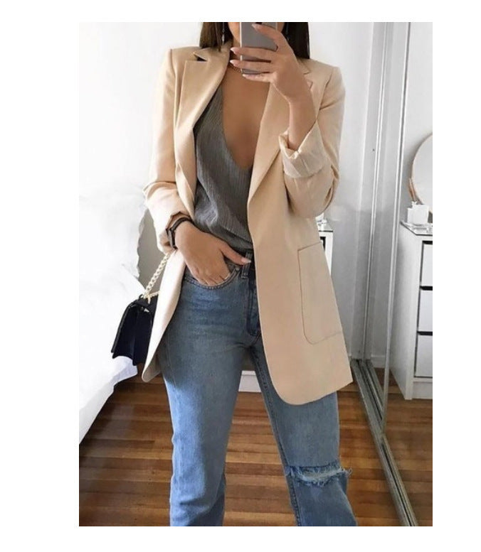 Blazer Intemporel Noir cintré