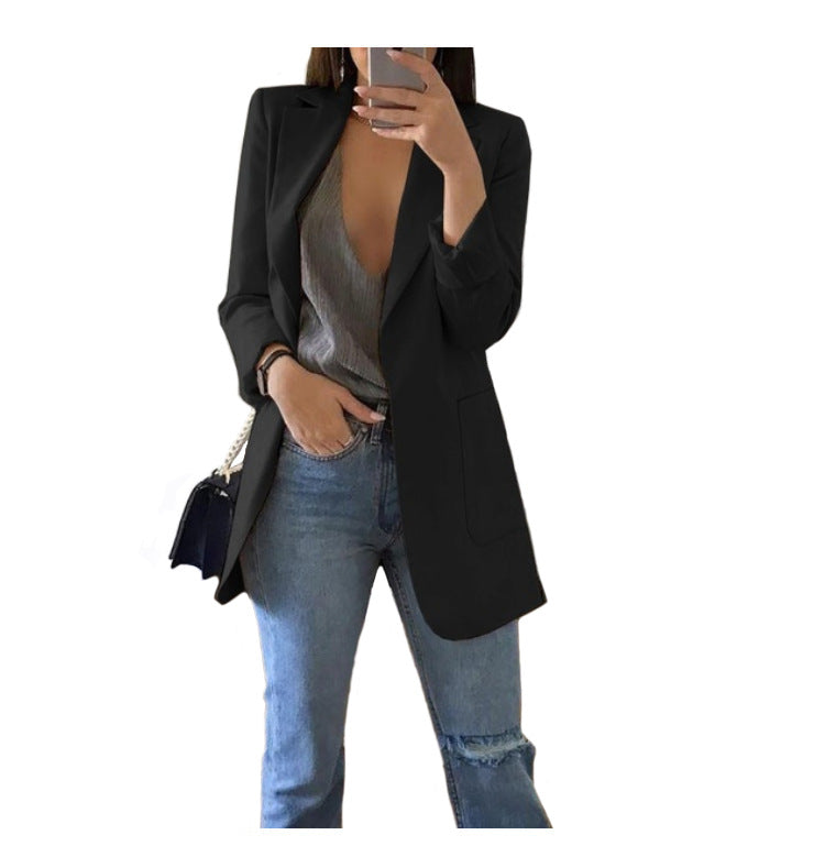 Blazer Intemporel Noir cintré