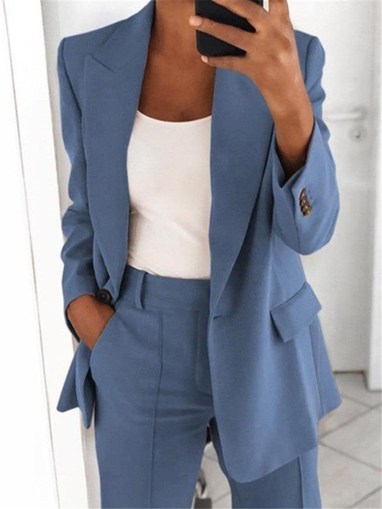Parisian Blue Blazer Tailor Set