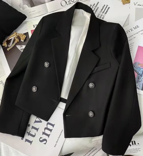 Urban Brown Double-Breasted Blazer