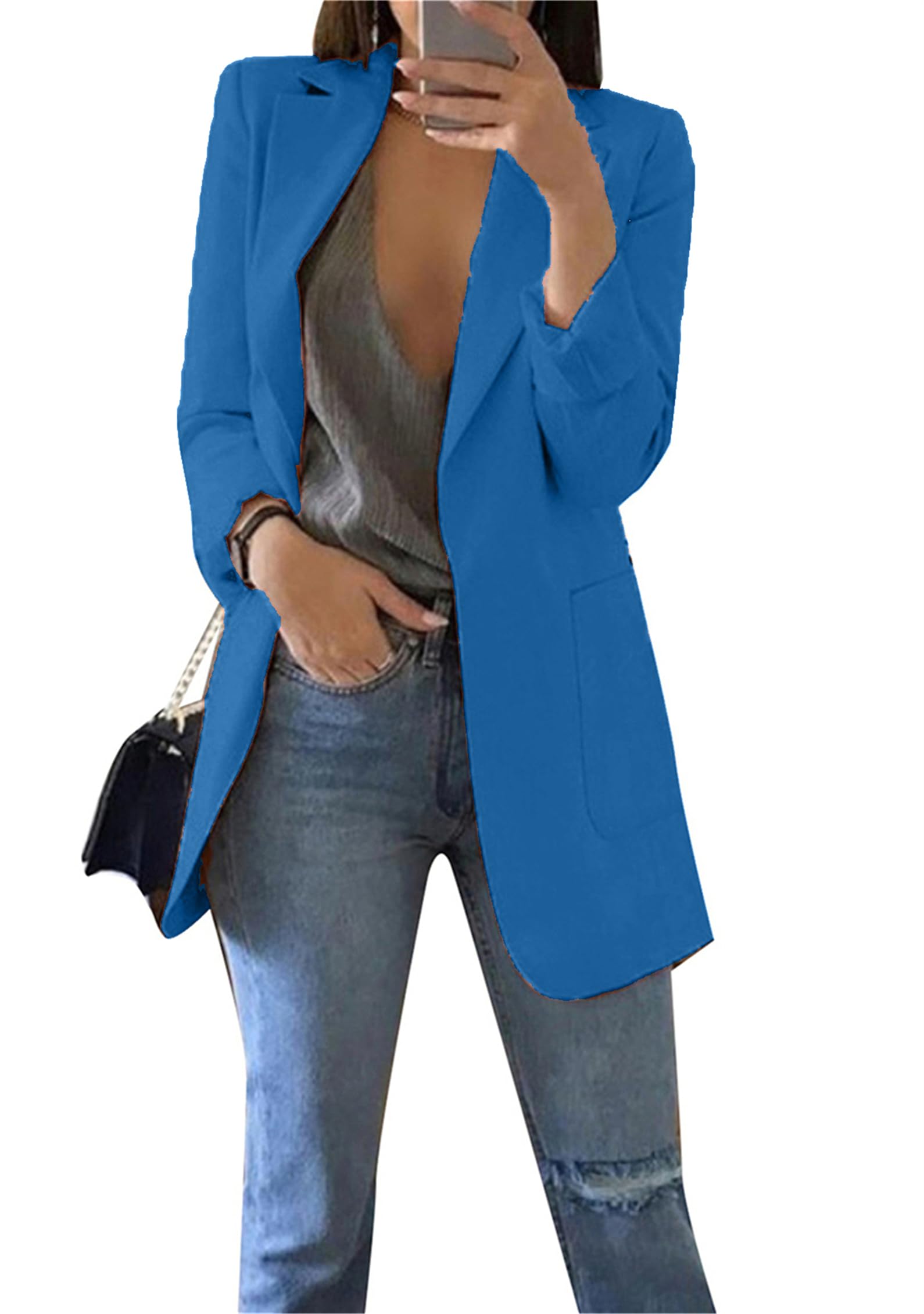 Royal Blue Oversized Blazer