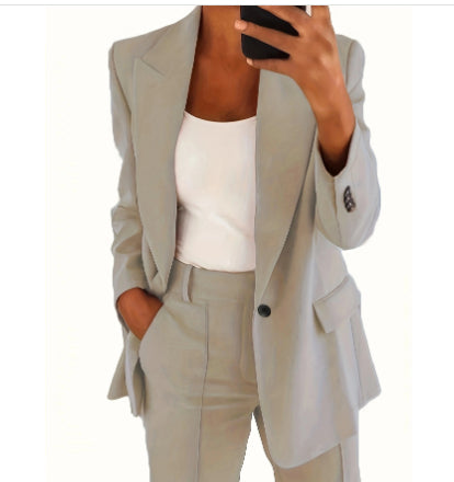 Parisian Blue Blazer Tailor Set