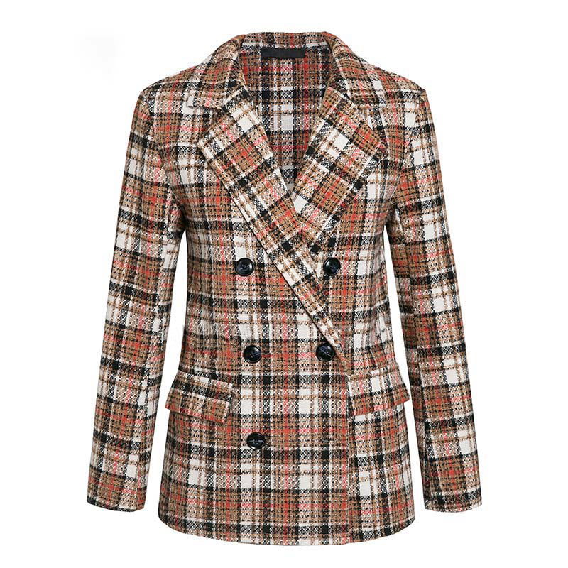 Blazer Écossaises en Tweed Amandine
