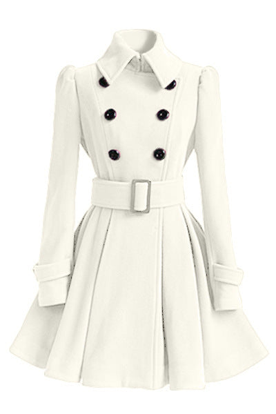 Elite Structured Wool Trench Coat